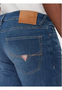 Guess Szorty jeansowe M5GD01 D5MZ2 Niebieski Regular Fit. Kolor: niebieski. Materiał: bawełna