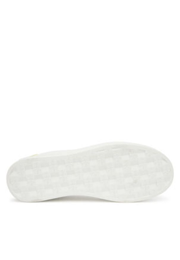 Calvin Klein Jeans Sneakersy Classic Cupsole Ru Patch Lth Wn YW0YW01845 Biały. Kolor: biały. Materiał: skóra