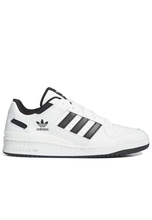 Adidas - Buty adidas Originals Forum Low CL IH7830 - białe. Okazja: na co dzień. Zapięcie: pasek. Kolor: biały. Materiał: guma, skóra. Szerokość cholewki: normalna