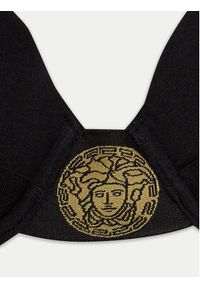 VERSACE - Versace Biustonosz z fiszbiną Greca 1000655 Czarny. Kolor: czarny. Materiał: bawełna