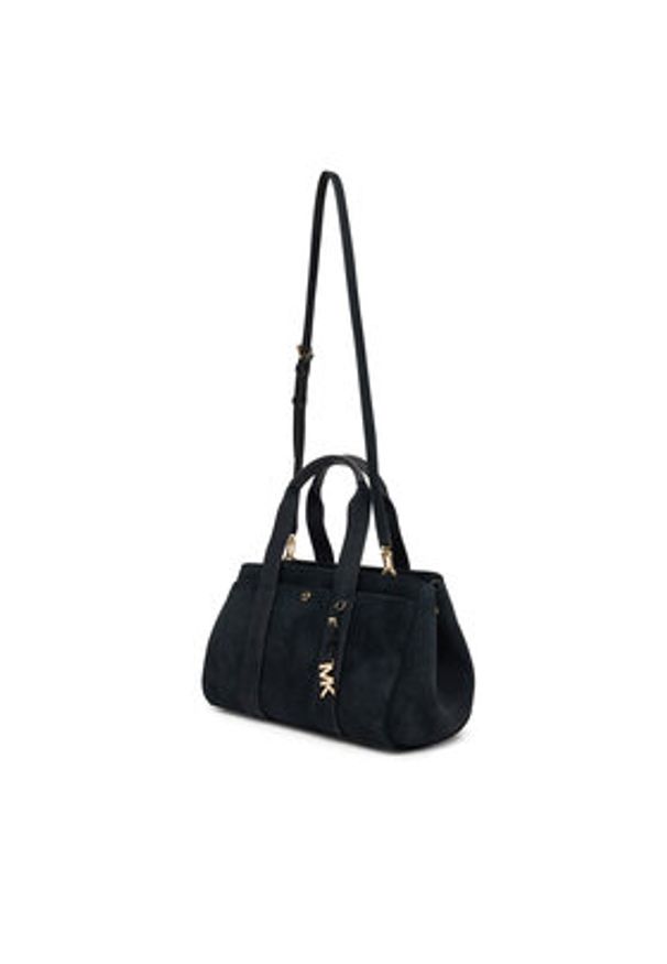 MICHAEL Michael Kors Torebka Romee 30F5G1ZS1S Czarny. Kolor: czarny. Materiał: skórzane, zamszowe