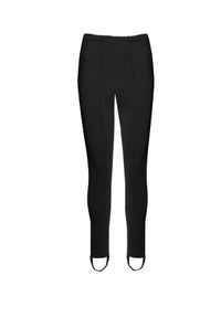 WILD MASCOT - Czarne spodnie z prostą nogawką. Okazja: na co dzień. Kolor: czarny. Materiał: guma. Długość: długie. Styl: klasyczny, casual, elegancki #4