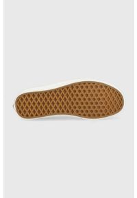 Vans tenisówki UA Authentic Eco Theory damskie kolor beżowy. Nosek buta: okrągły. Zapięcie: sznurówki. Kolor: beżowy. Materiał: bawełna, materiał, guma, włókno. Szerokość cholewki: normalna #2