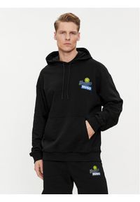 Hugo Bluza Nerrain 50513290 Czarny Relaxed Fit. Kolor: czarny. Materiał: bawełna