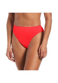 Majtki kąpielowe Nike Essential High Waist, Kobiety. Stan: podwyższony. Kolor: różowy. Materiał: poliester, materiał