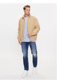 Tommy Jeans Kurtka bomber Essential DM0DM17238 Beżowy Relaxed Fit. Kolor: beżowy. Materiał: syntetyk