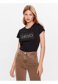 Liu Jo T-Shirt WF3085 J6308 Czarny Regular Fit. Kolor: czarny. Materiał: bawełna #1