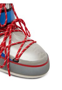 Moon Boot Śniegowce Mb Icon Low Space Racing 80D1409650 Szary. Kolor: szary. Materiał: materiał #4
