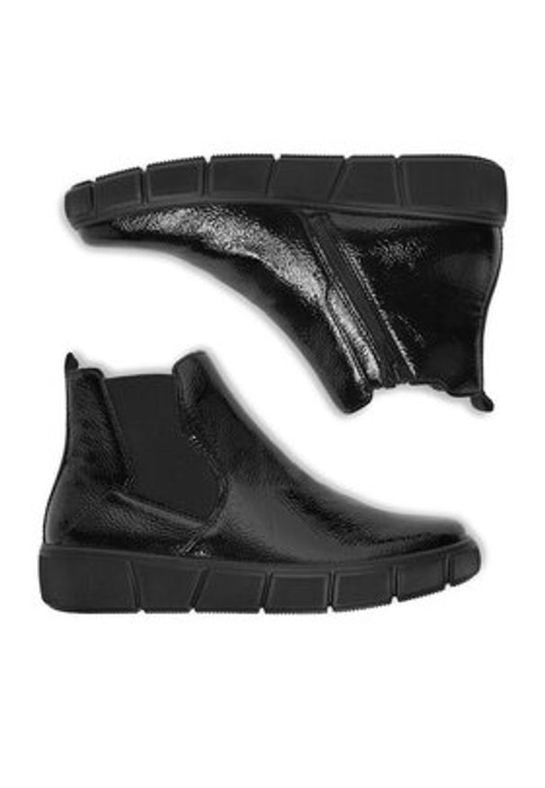 Remonte Botki CEO-D1T71-02 Czarny. Kolor: czarny. Materiał: syntetyk, materiał