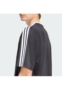 Adidas - adidas T-Shirt adicolor Jacquard KD5830 Czarny Loose Fit. Kolor: czarny. Materiał: syntetyk #2