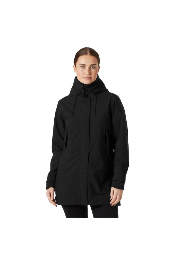 Damska kurtka wodoodporna Helly Hansen Victoria Ins Mid. Kolor: czarny