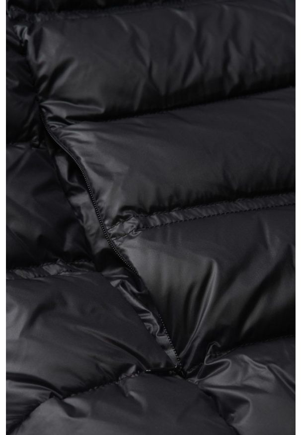 Blauer USA - BLAUER Czarna męska kurtka Belmont Short Jackets, Rozmiar XXL. Kolor: czarny. Materiał: poliamid, puch