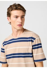 Wrangler - MESKA KOSZULKA WRANGLER STRIPE TEE TIMBERWOLF 112362785 #3