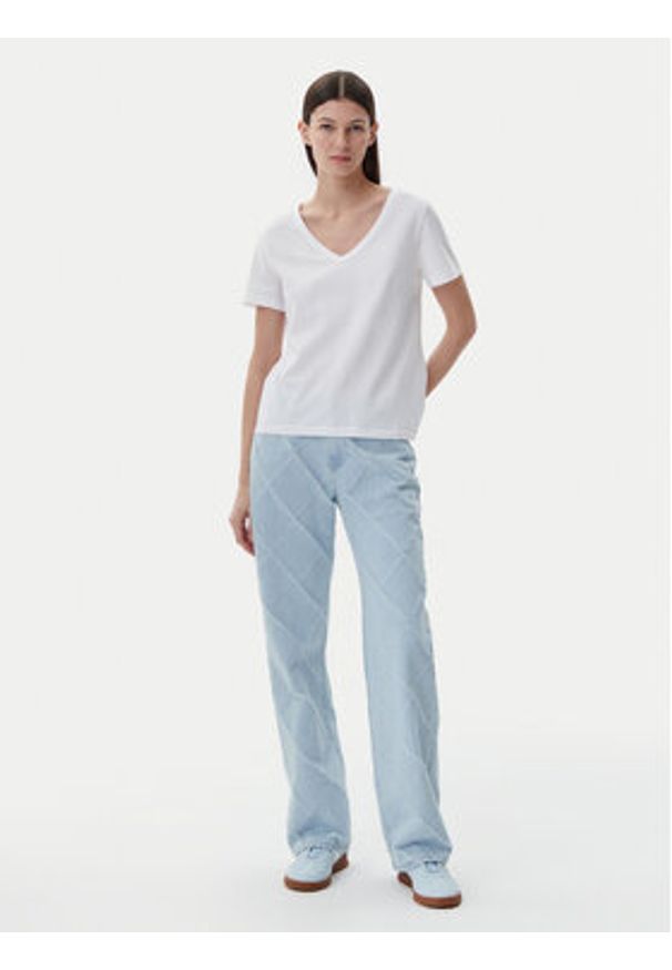 ViCOLO Jeansy DD5023 Błękitny Straight Leg. Kolor: niebieski