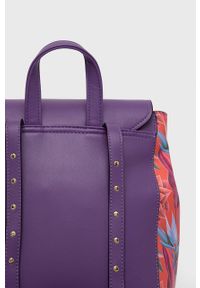 Nobo plecak damski kolor fioletowy mały wzorzysty. Kolor: fioletowy