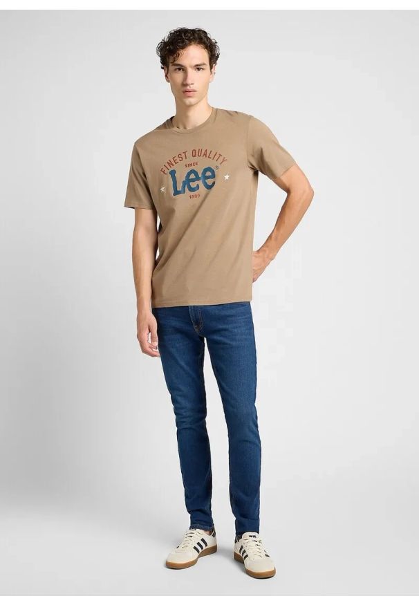 Lee - LEE MĘSKIE SPODNIE JEANSOWE LUKE DARK HUNT 112360200 L719007150