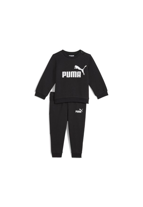 Puma - Zestaw dla małych dzieci Minicats Essentials z bluzą PUMA Black. Kolor: zielony, wielokolorowy, czarny, brązowy. Materiał: guma, prążkowany. Wzór: nadruk