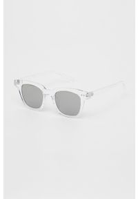 Pieces okulary przeciwsłoneczne damskie kolor biały. Kolor: biały