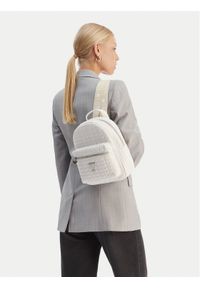 Guess Plecak J6GZ00 WHEG0 Biały. Kolor: biały. Materiał: skóra #1