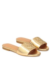 Klapki Kazar Allna 77787-01-13 Złoty. Kolor: złoty #1