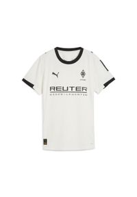 Puma - Damska koszulka domowa Borussia Mönchengladbach 25/26 PUMA Warm White Black. Kolor: biały, wielokolorowy, czarny. Sezon: lato