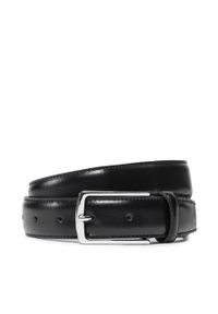 Jack & Jones - Pasek Męski Jack&Jones Jacchristopher Belt Noos 12136795 Black. Kolor: czarny. Materiał: skóra