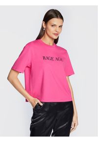 Rage Age T-Shirt Olivia Różowy Relaxed Fit. Kolor: różowy. Materiał: bawełna #1