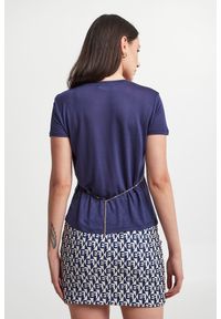 Elisabetta Franchi - T-shirt ELISABETTA FRANCHI. Wzór: aplikacja #5