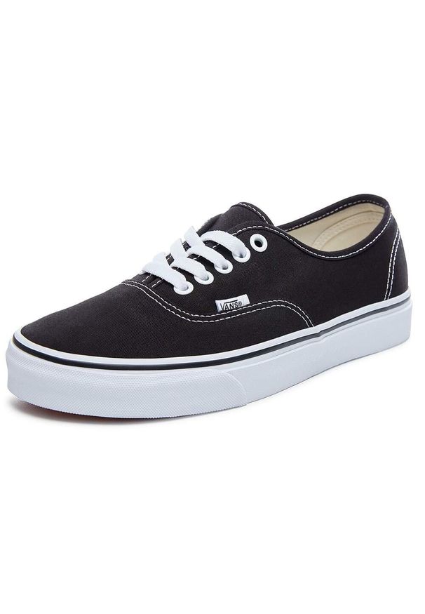 Buty Vans Authentic czarne unisex. Okazja: na co dzień. Kolor: czarny. Materiał: zamsz. Model: Vans Authentic