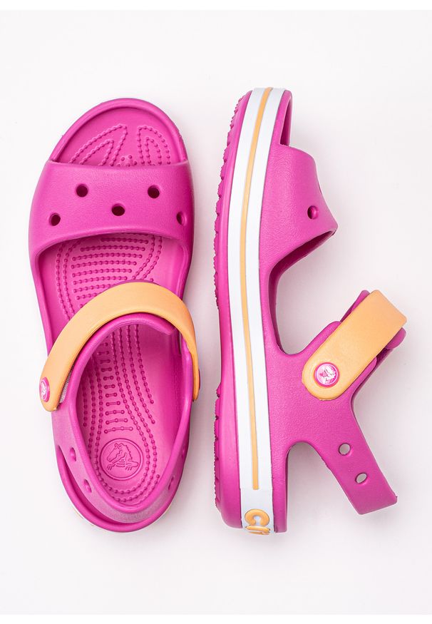 Sandałki dziecięce różowe Crocs Crocband. Kolor: różowy