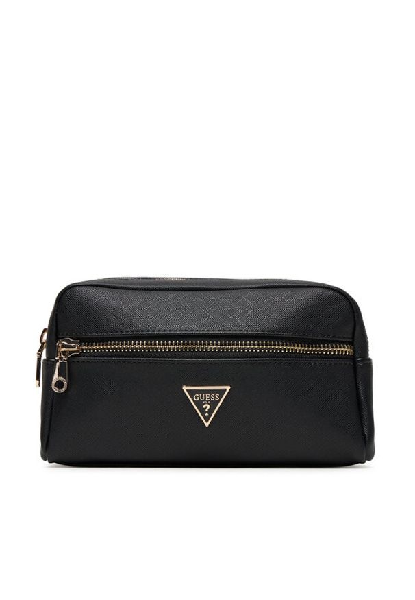 Guess Kosmetyczka PW7550 P5436 Czarny. Kolor: czarny. Materiał: skóra