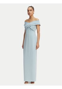 Lauren Ralph Lauren - LAUREN RALPH LAUREN Sukienka wieczorowa 253936391008 Błękitny Slim Fit. Kolor: niebieski. Materiał: syntetyk. Styl: wizytowy #1