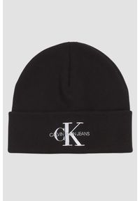 Calvin Klein - CALVIN KLEIN Zestaw męski czapka i szalik w kolorze czarnym. Kolor: czarny
