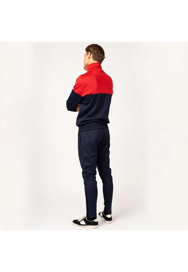 Dres piłkarski dla dorosłych FC Barcelona 24/25. Kolor: wielokolorowy, niebieski, czerwony. Materiał: dresówka. Sport: piłka nożna