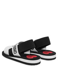 Love Moschino - LOVE MOSCHINO Sandały JA16033G0MJN410A Biały. Kolor: biały. Materiał: materiał #4