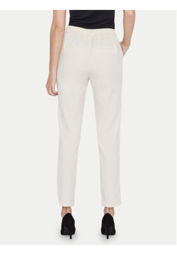 Vero Moda Chinosy Maya 10225280 Beżowy Regular Fit. Kolor: beżowy. Materiał: syntetyk