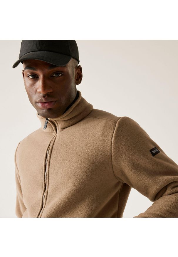 Regatta - Garrian II Męski polar turystyczny. Kolor: beżowy. Materiał: polar. Styl: sportowy