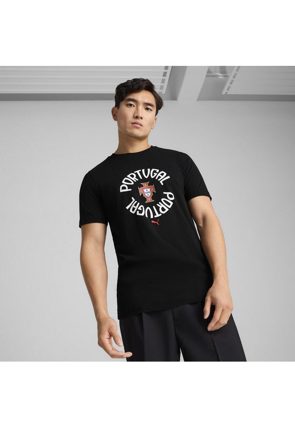 Puma - Męska koszulka Portugalia ftblNRGY PUMA Black. Kolor: czarny. Sport: piłka nożna