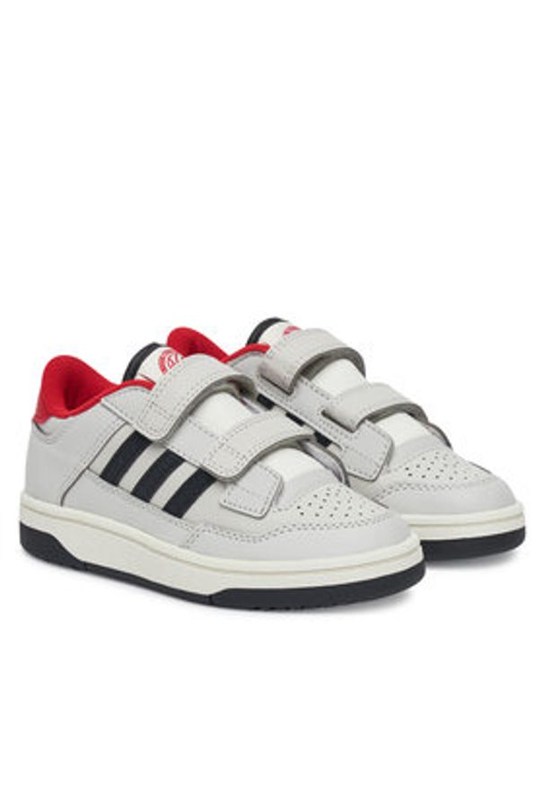 Adidas - adidas Sneakersy Rapid Court JS0636 Szary. Kolor: szary. Materiał: skóra