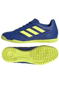 Adidas - Buty adidas Super Sala 2 In M GZ2558 niebieskie. Wysokość cholewki: przed kostkę. Kolor: niebieski. Materiał: materiał. Szerokość cholewki: normalna