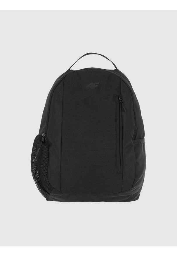 4f - 4F Plecak miejski (26 L) uniseks - czarny Uniwersalny. Kolor: czarny. Materiał: materiał, syntetyk, tkanina. Wzór: gładki. Styl: elegancki, casual