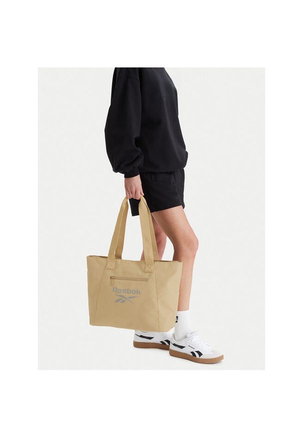 Torebka Reebok. Kolor: beżowy