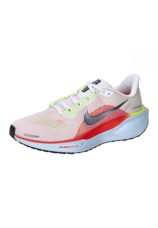 Buty do chodzenia dla dzieci Nike 002 Pegasus 41. Zapięcie: sznurówki. Kolor: czarny. Materiał: materiał, syntetyk, tkanina. Szerokość cholewki: normalna. Model: Nike Zoom. Sport: turystyka piesza