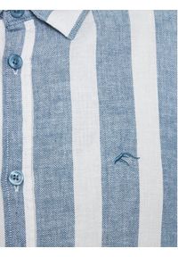 INDICODE Koszula Donuld 20-458 Niebieski Regular Fit. Kolor: niebieski. Materiał: len