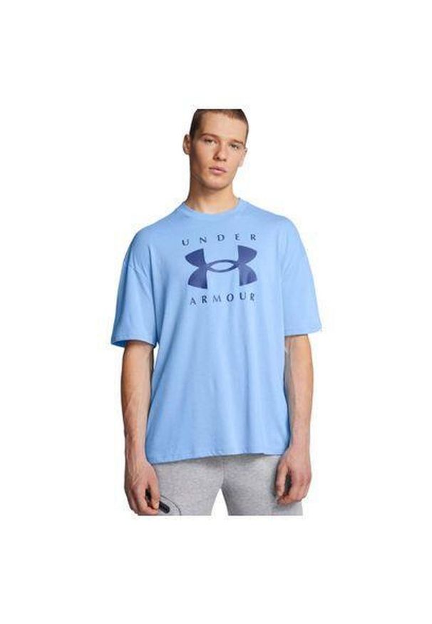 Koszulka męska Under Armour HW OS Branded. Kolor: niebieski