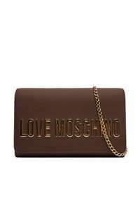 Love Moschino - Torebka LOVE MOSCHINO. Kolor: brązowy