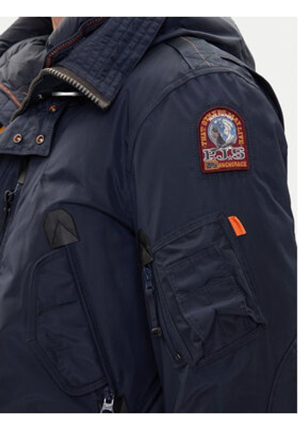 Parajumpers Kurtka puchowa Right Hand 25WMPMJKMA03 Granatowy Regular Fit. Kolor: niebieski. Materiał: syntetyk