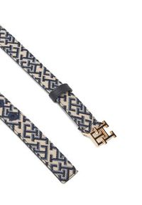 TOMMY HILFIGER - Tommy Hilfiger Pasek Damski Th Jacquard 2.5 AW0AW17497 Kolorowy. Materiał: skóra. Wzór: kolorowy #3