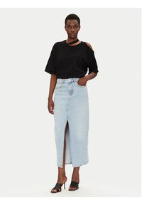 Liu Jo Spódnica jeansowa UA5188 D4854 78840 Niebieski Regular Fit. Kolor: niebieski. Materiał: bawełna #2