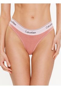 Calvin Klein Underwear Stringi 000QF7208E Różowy. Kolor: różowy. Materiał: bawełna #1